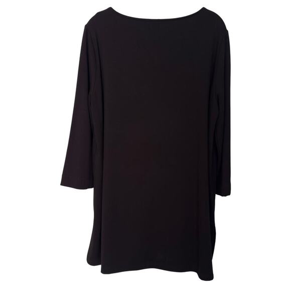 Capote Lily Boatneck Tunic Top Soft Bamboo Fleece Oversized Capsule Quiet Luxury - Picture 5 of 8